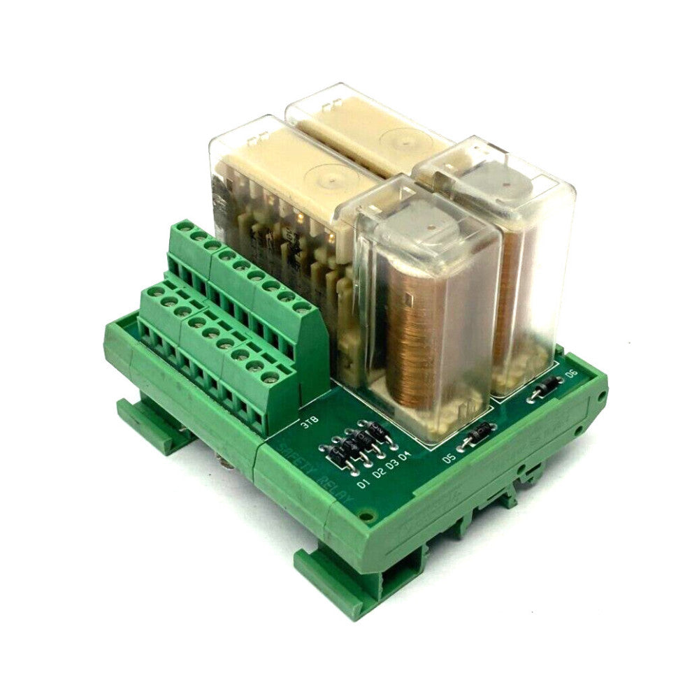Universal Instruments 45209201 Safety Relay Module DIN Rail Mount