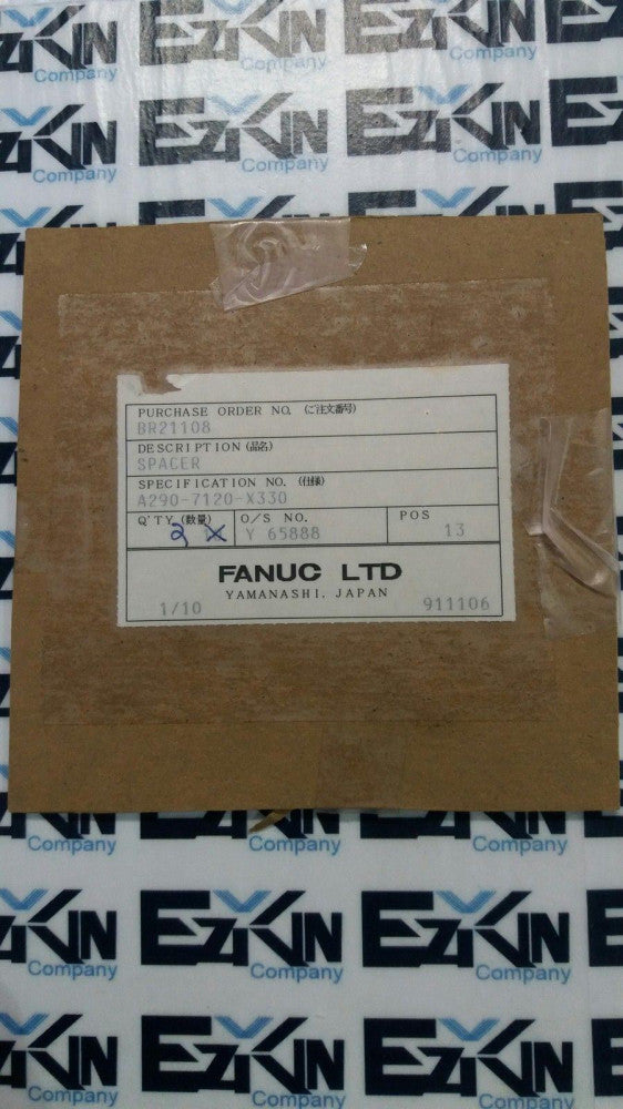 Fanuc A290-7120-X330 CNC Assembly Spacer Lot of 2