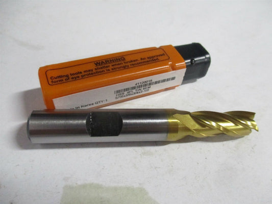(E8031020) 5/16" x 3/4" x 3/8" x 2-1/2" OAL 4 Flute HSS Square End Mill 