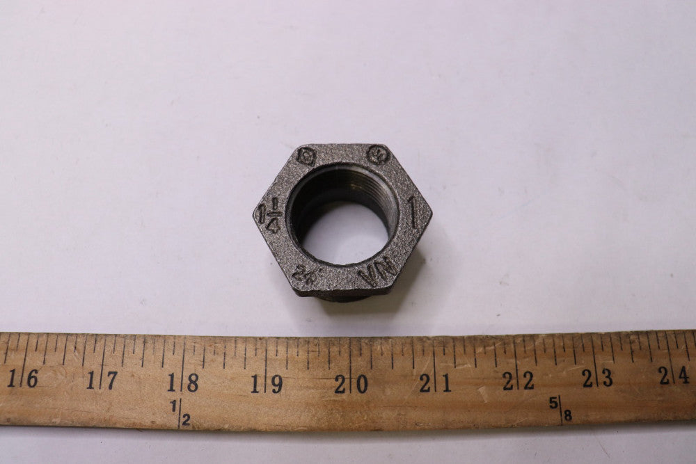 Hex Bushing Galvanized 1" MNPT x 1/4" FNPT 
