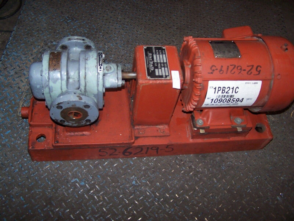 SIER BATH GEAREX 2 HP HELICAL GEAR PUMP SIZE B-1  1" PORT 17 GPM 230/460 VAC