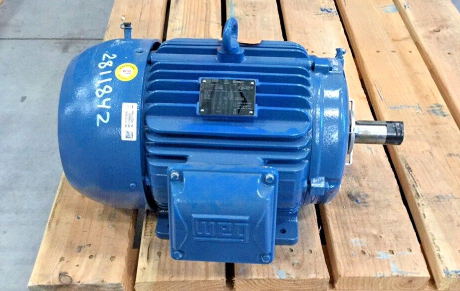 WEG T-00309ST3QIE215T-W22 Used Electric Motor T-11684303 3ph 3hp 460V 870rpm