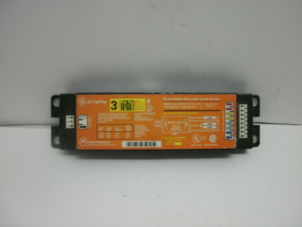 GE LIGHTING G3-RN-T12-1LL-277 ELECTRONIC BALLAST RAPID START T12 &T10 277V AC