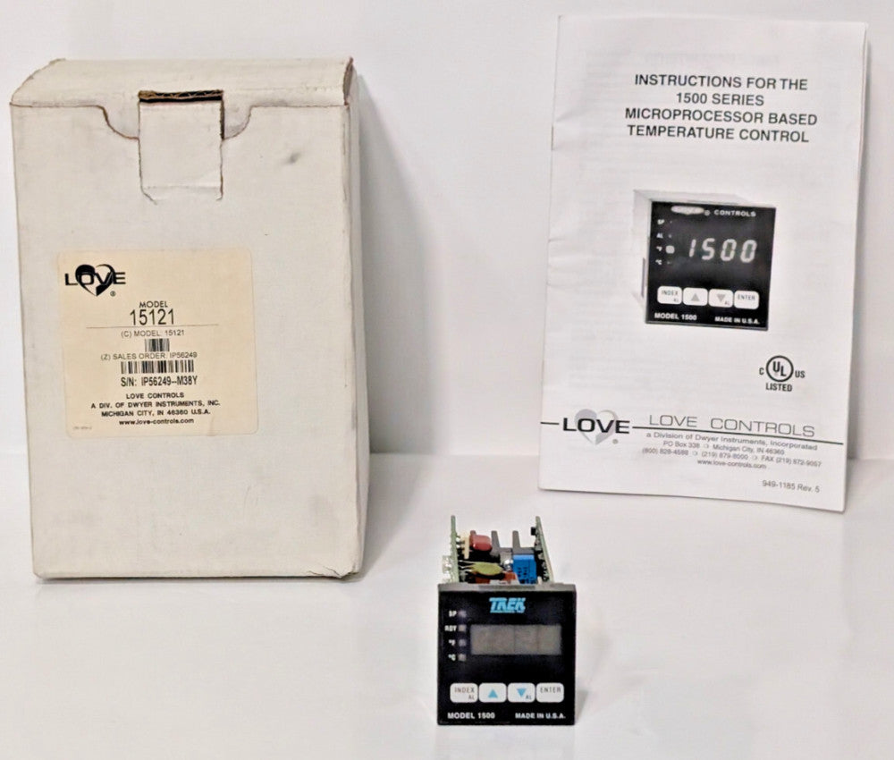 Love/ Trek/ Dwyer Industries 15121 Microprocessor Based Temperature Control 1500