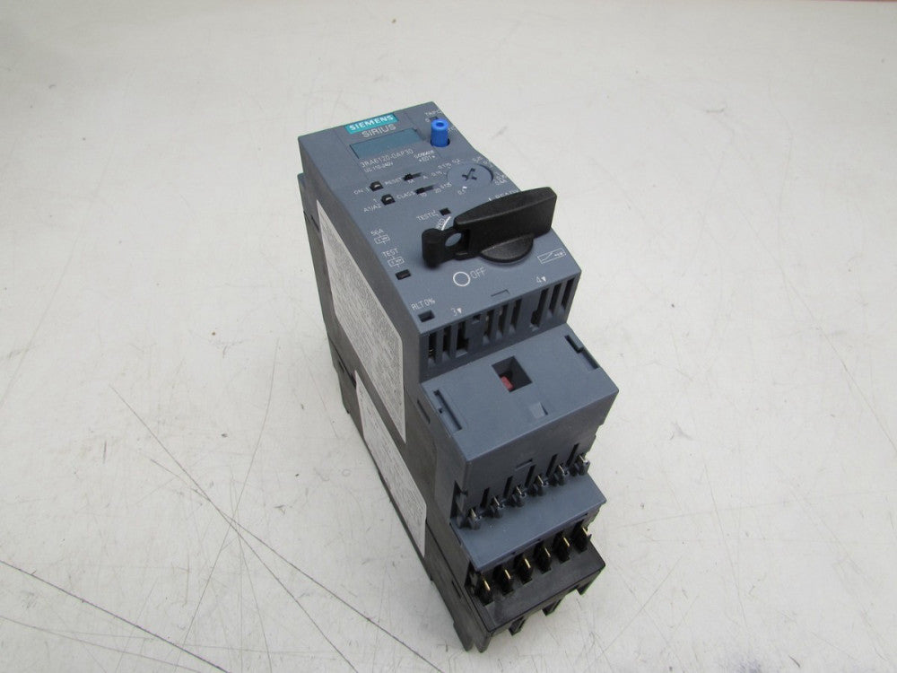SIEMENS SIRIUS 3RA6120-0AP30 MANUAL MOTOR CONTROLLER 690V 0.4FLA AMP NICE M/O