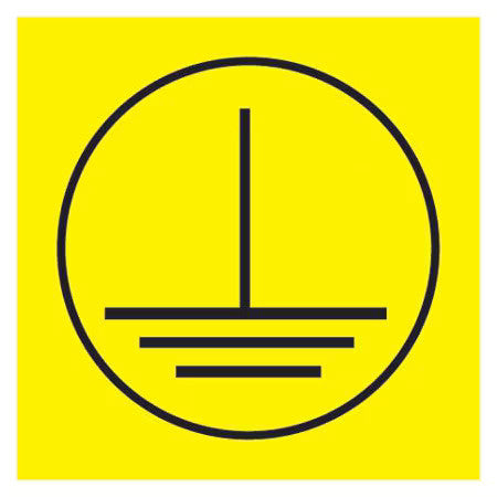 PANDUIT PESC-H-EC Electrical Symbol,Vinyl Cloth,'Safety Fu