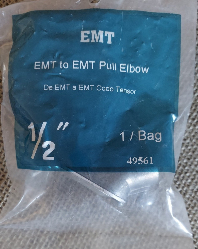 SIGMA ELECTRIC 49561 EMT to EMT Pull Elbow For 1/2" Steel EMT Conduit