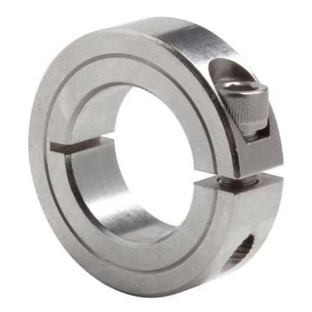 Dayton 1L679 Shaft Collar,Clamp,1Pc,1/2 In,Ss