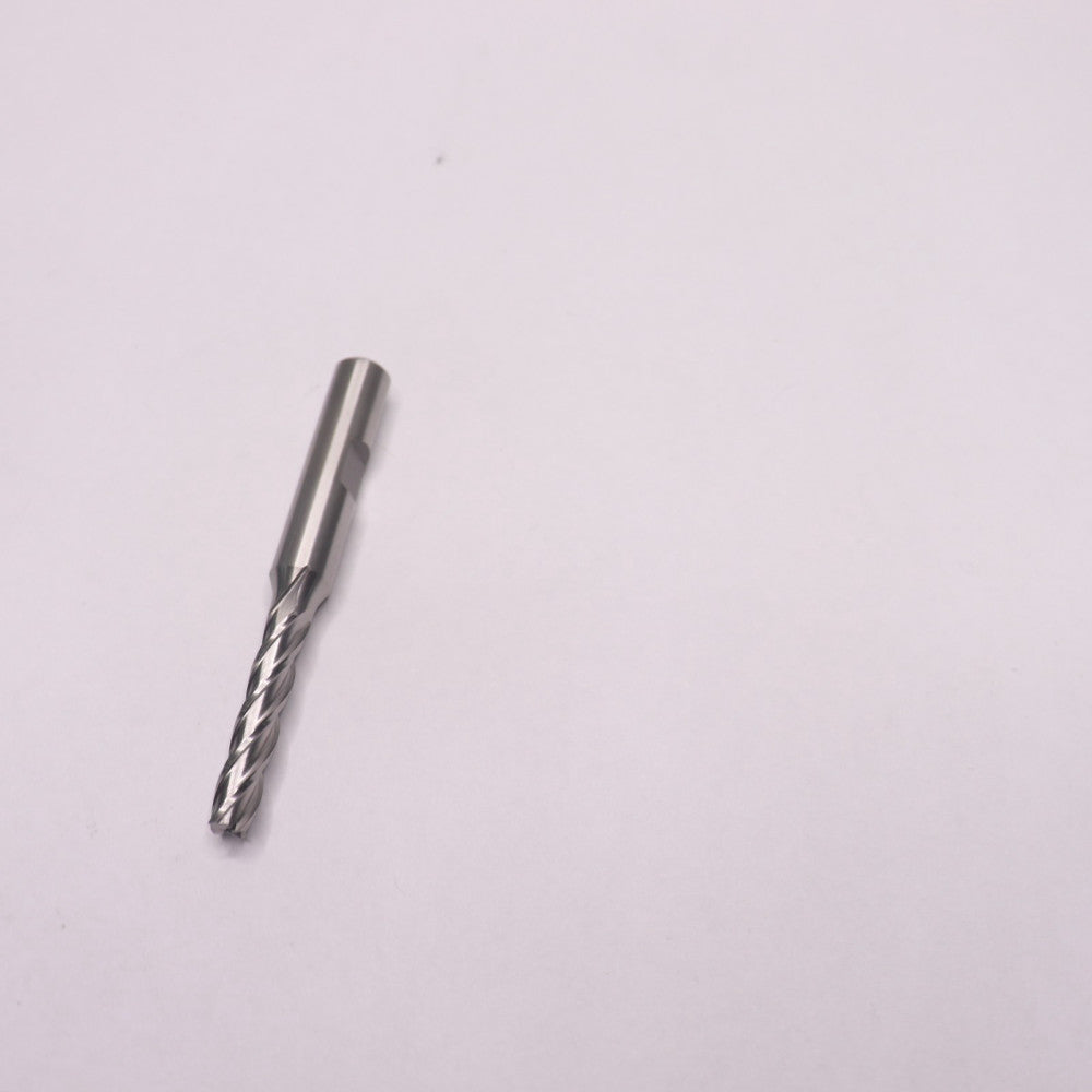 Hertel Square End Mill 4 Flutes High Speed Steel 1/4" Dia x 1-1/4" LOC 41118233