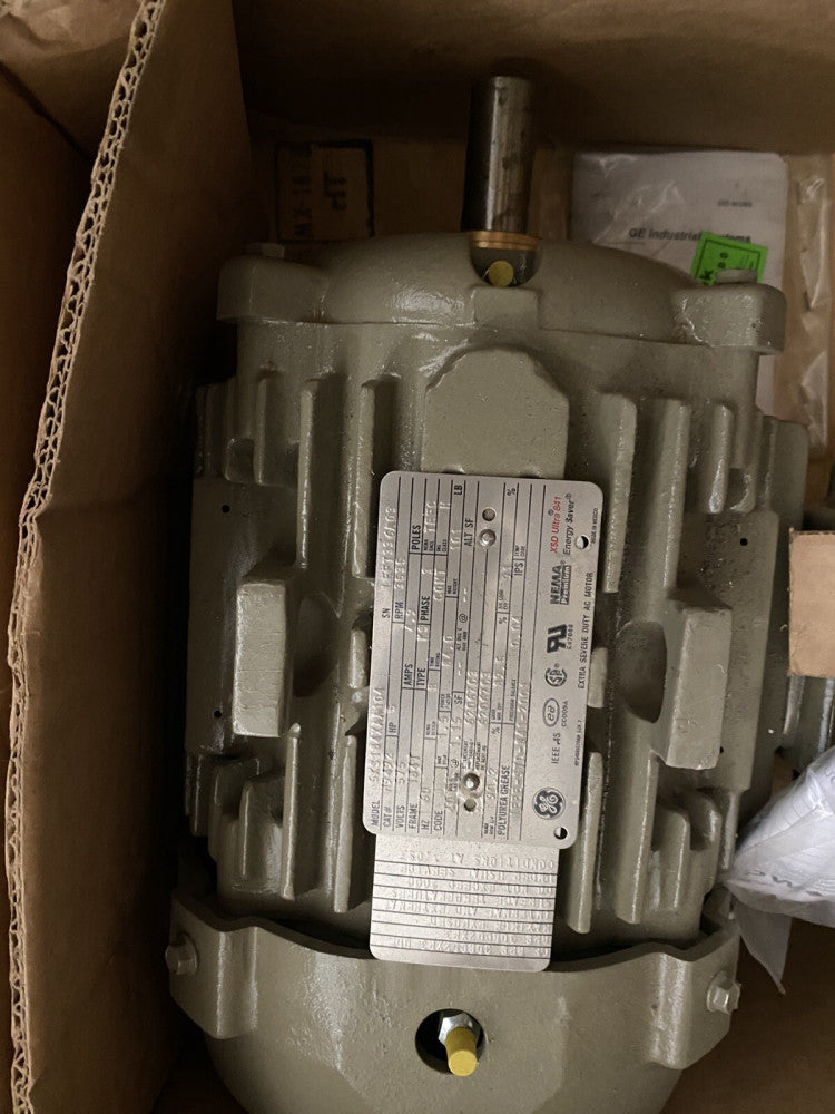 BRAND NEW GE 5KS184XAA104 MOTOR CAT #  H9492  VOLTS 575,  FRAME 184T,  HP 5