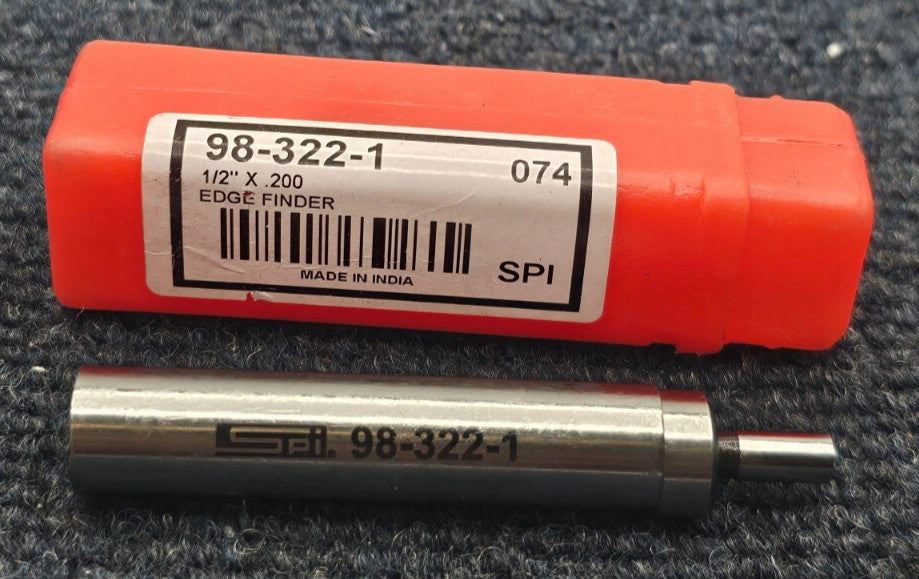 (QTY 2) SPI 98-322-1 Edge Finder 1/2" x .200 074