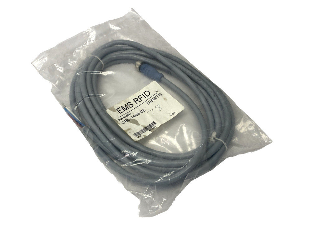 Datalogic CBL-1494-05 Single Ended Connector Cordset M12 5m