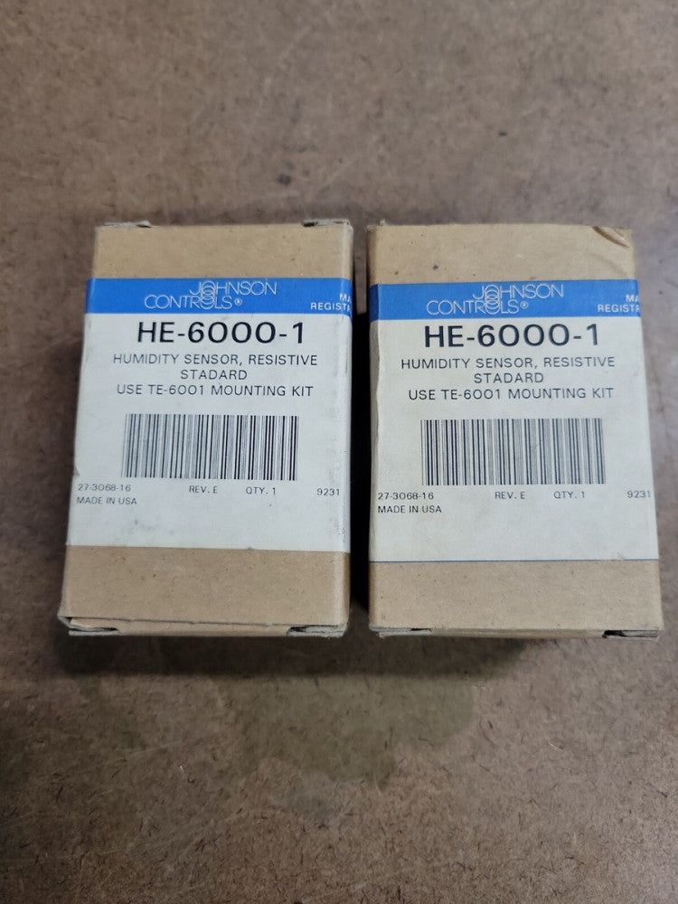 1- NEW! JOHNSON CONTROLS HUMIDITY  SENSOR, HE-6000-1