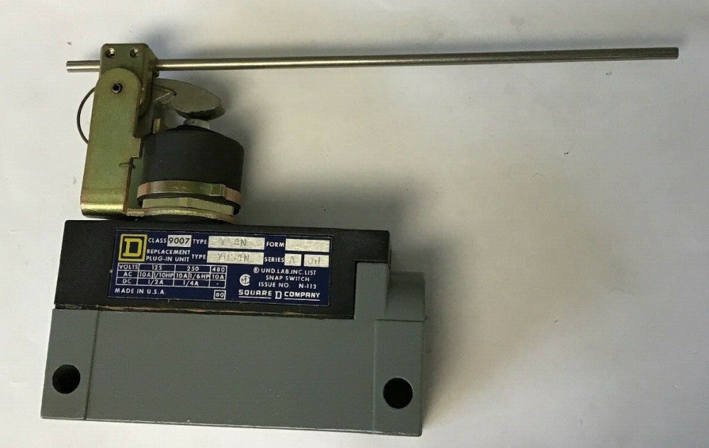 SQUARE D 9007 Y54N ENCLOSED PRECISION SWITCH