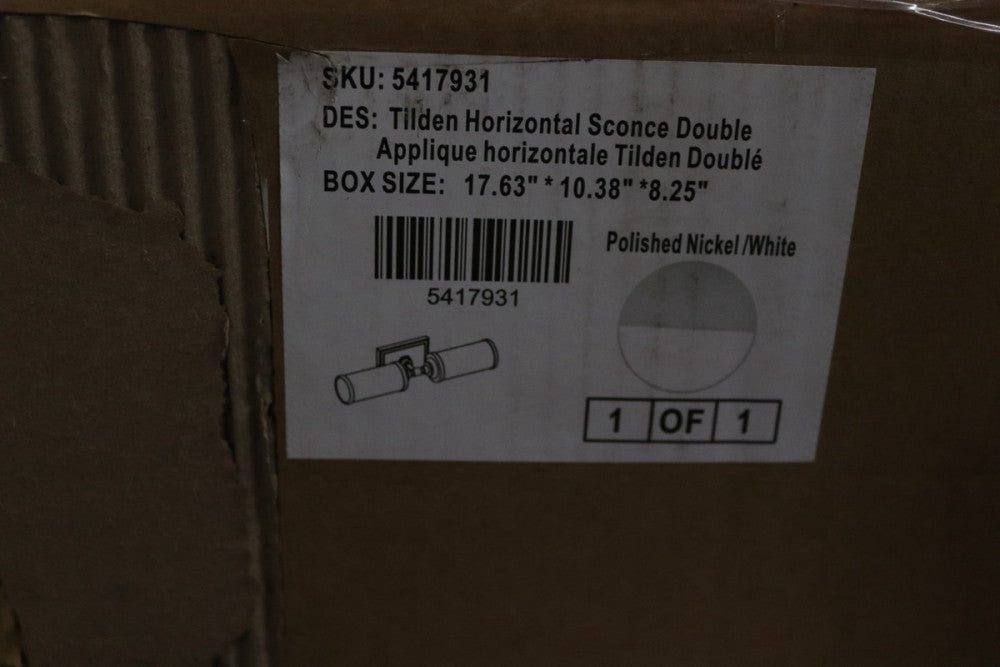 Tilden Double Horizontal Sconce Matte Black 5417931