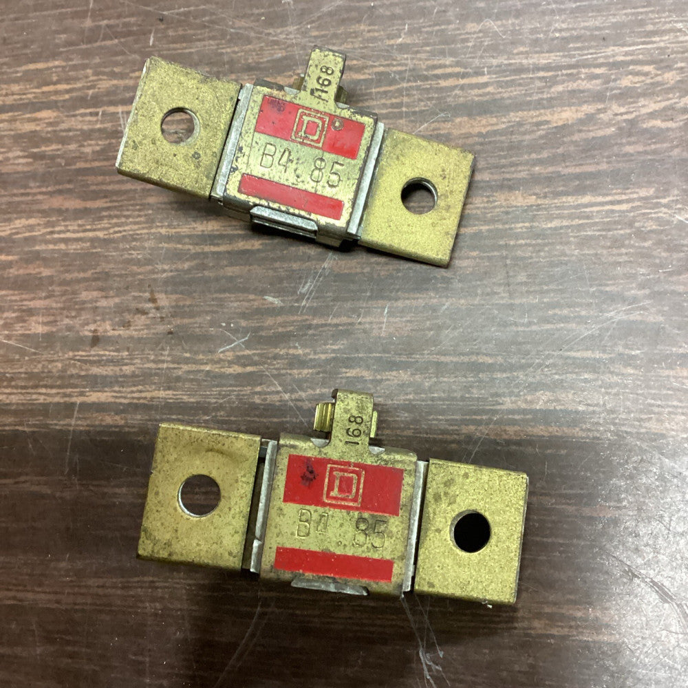 Square D B4.85 Overload Heater Element Lot Of 2 A61