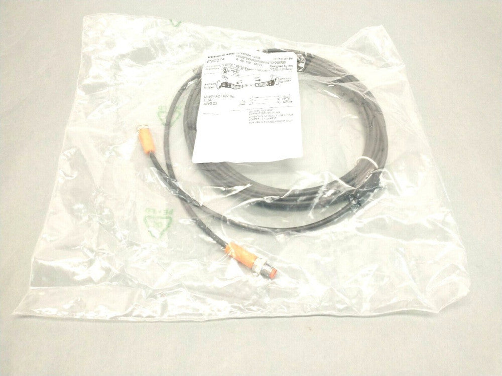 ifm EVC274 M-F Straight M8 Connection Cable 5m VDOGF040MSS0005H03STGF030MSS