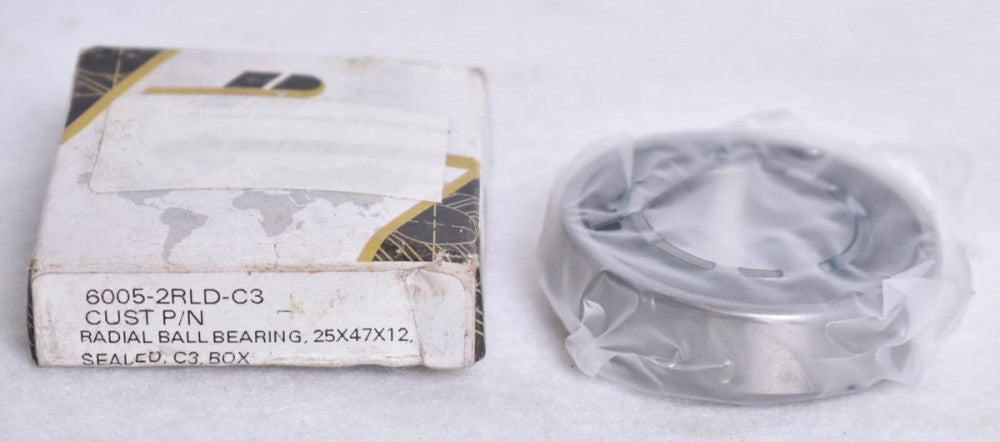 Peer Double Rubber Sealed Steel Ball Bearing  6005-2RLD-C3