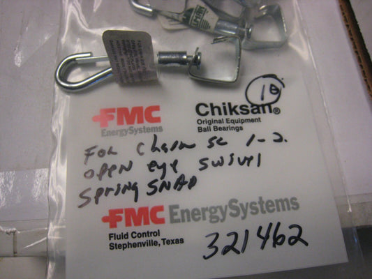 10 Open End Spring Snap Swivels for Chain  HILLMAN 321462 --3/4" x 3 5/8"  