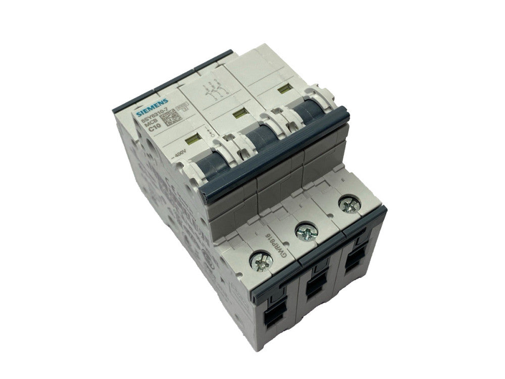 Siemens 5SY6310-7 Miniature Circuit Breaker 3-Pole 400V 10A