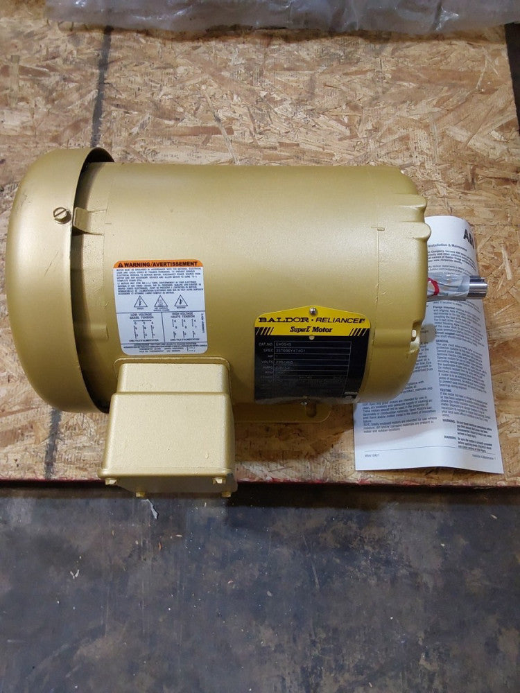 BALDOR EM3545 230/460V 1.4/2.8A SUPER E MOTOR 1HP