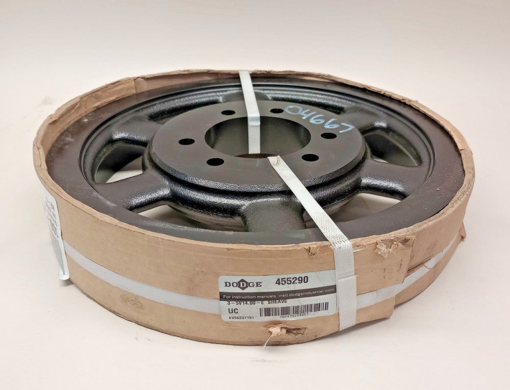 Dodge 455290 Pulley 3-5V14.00-E Sheave QD E-Bushing 3-Groove 14.00 OD 3/5V1400E