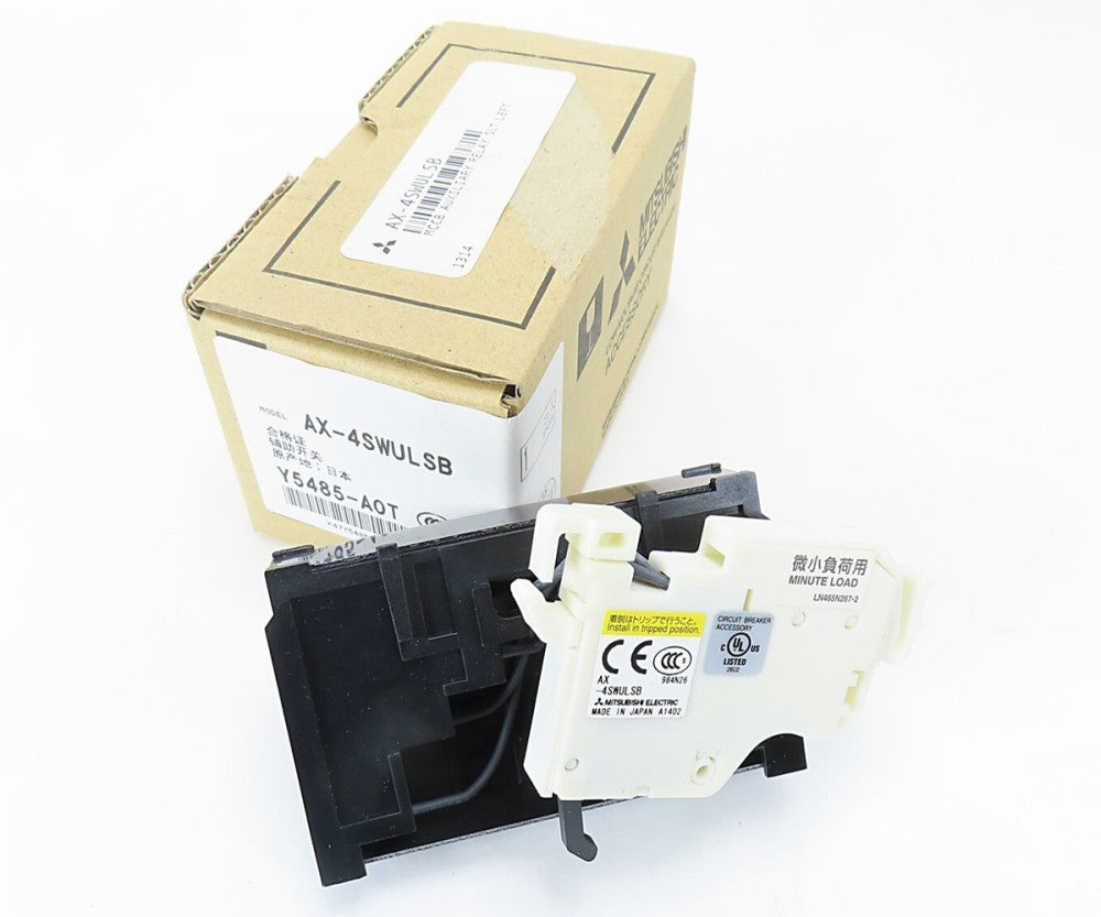 Mitsubishi AX-4SWULSB MCCB Auxiliary Relay SLT Left AX4SWULSB NEW IN BOX