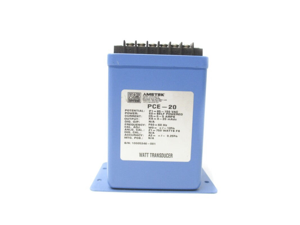 AMETEK PCE-20 85-150VAC 0-5A NSNP