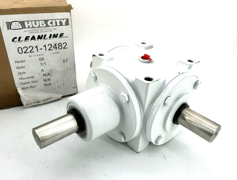 New Hub City Model 66 Bevel Gear Drive, 1:1 Ratio, A, B ST, 0221-12482
