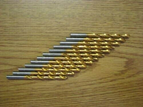 2-7/8" x 4-1/8" OAL Letter G Jobber Length Drill Bits New USA - Lot of 12 