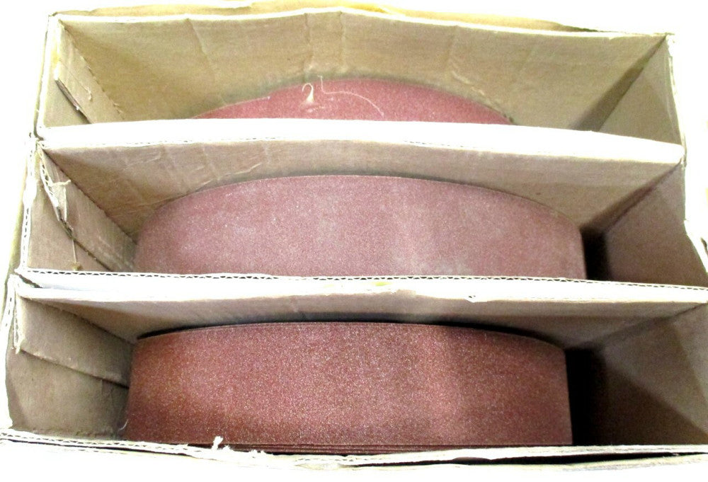 NEW 25 yds x 1-1/2" 120/180/240 Grit Coated Aluminum Oxide Shop Rolls - 3 PK