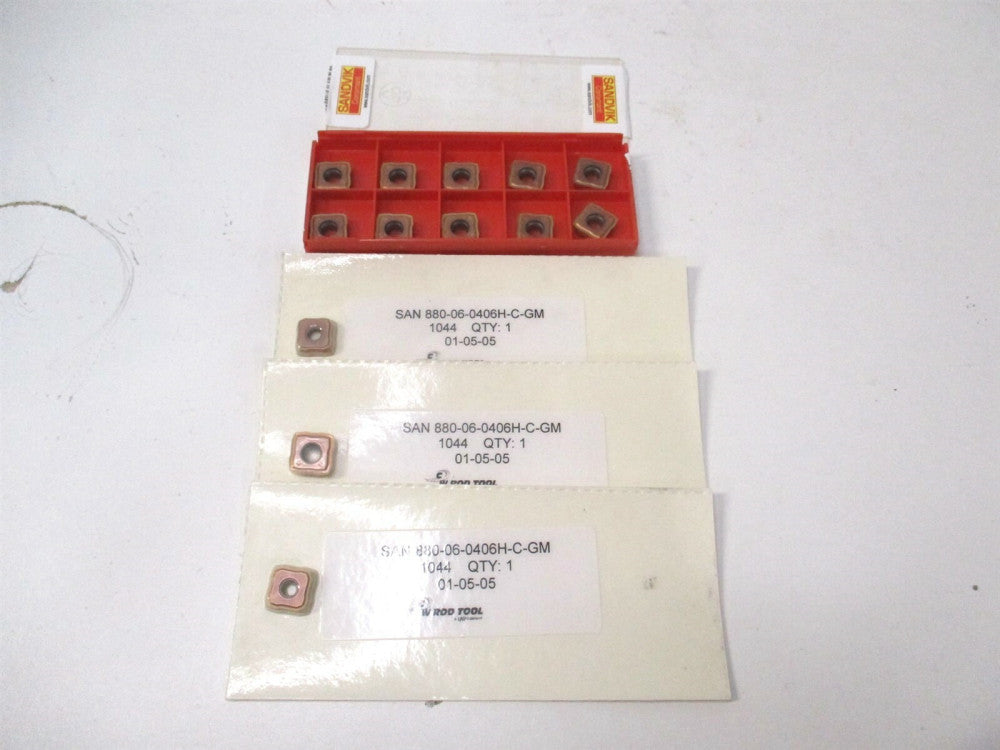 Sandvik (576743) 88006C GM 1044 Grade Carbide Indexable Drill Insert - Lot of 13