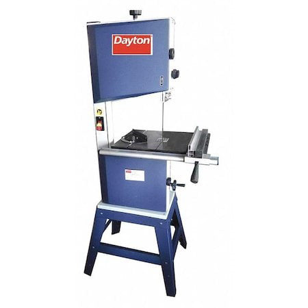 Dayton 400H58 Band Saw, 8-1/2" X 13" Rectangle, 8-1/4" Round, 8.25 In Square,