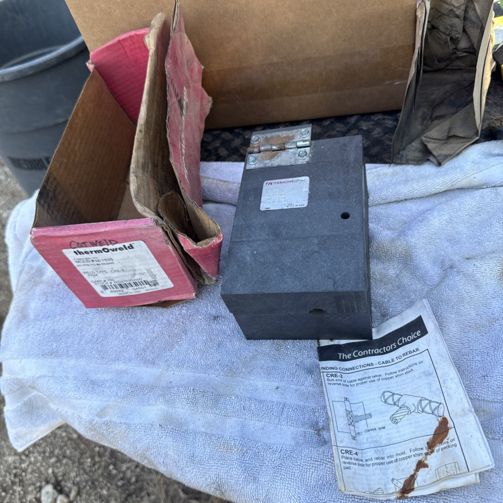 Thermoweld Exothermic Mold # M-7635 4/0 STR to #4 rebar New Fast Shipping CRE-3