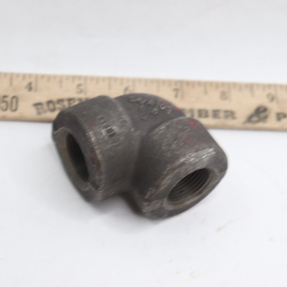 90 Degree Forged Steel Class 3000 3/4"