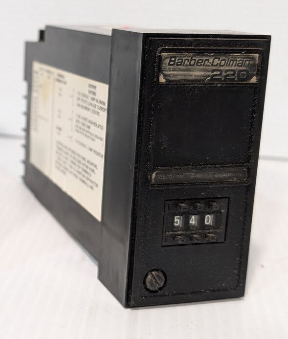 Barber-Colman 220 Temperature Controller