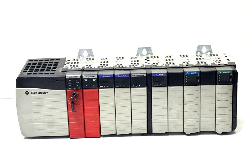 ALLEN BRADLEY PLC MODULE/RACK 1756-A10, CONTROLLOGIX POWER SUPPLY 1756-PB75