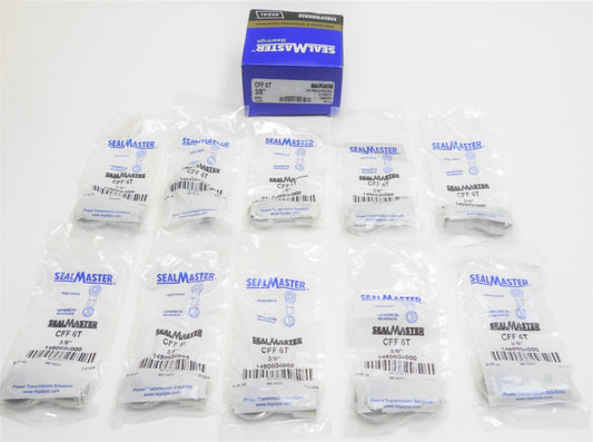 (10-Pack) SealMaster 3/8" Bore Female Threaded Right Hand Rod End 0.3750 3/8-24 