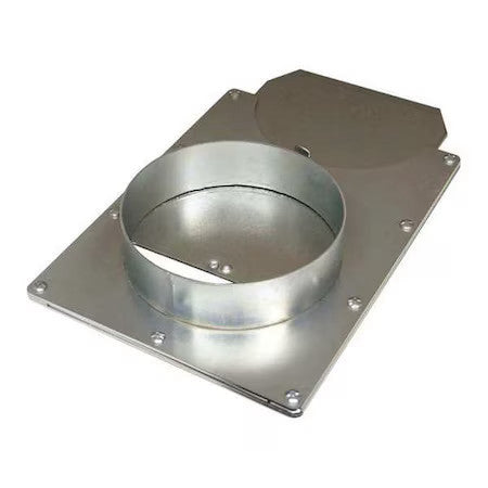 American Blower Supply Bgg10c Blast Gate, Galvanized Steel Gate, Zinc