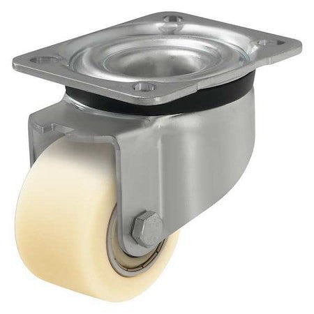 Zoro Select Lk-Gspo 65K Swivel Plate Caster,Nylon,2-9/16 In,770 Lb