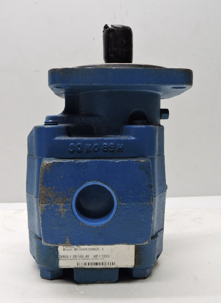 Permco 5100 Series Pump Motor M5100A867ADXK25-6 (4 Bolt, Splined) - NOB NEW!