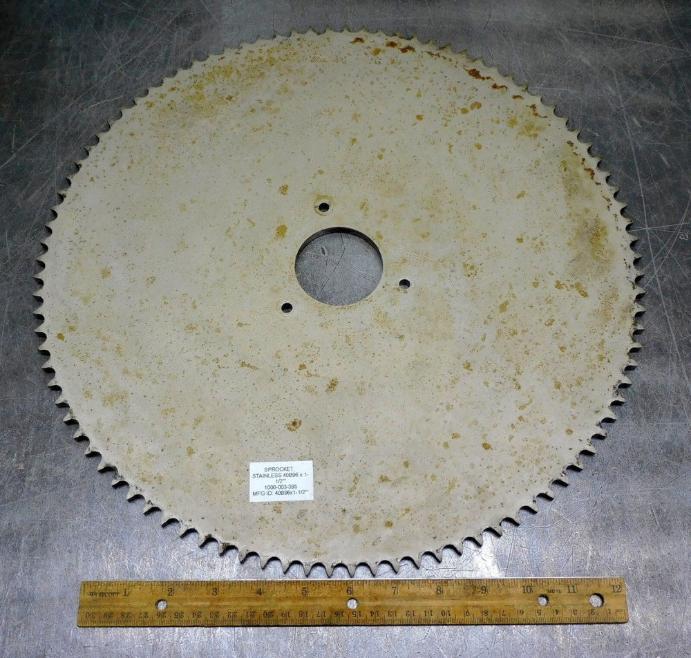 Martin 40B96 A-Plate Roller Chain Sprocket #40 96 Teeth 2-1/4" Bore