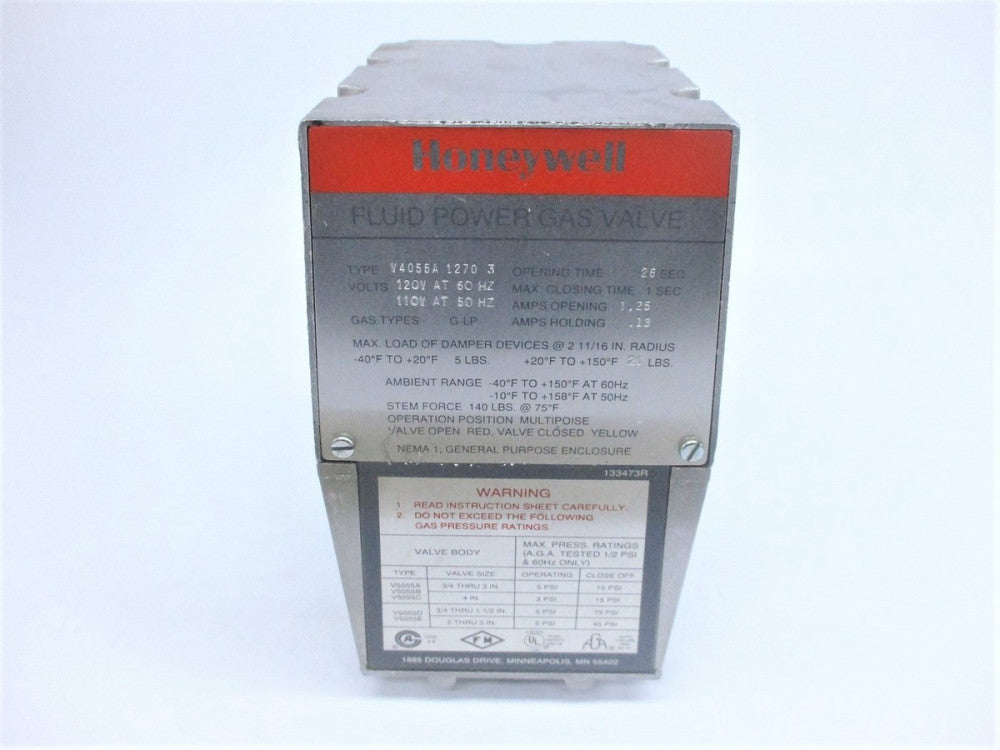 HONEYWELL V4055A12703 120V NSNP