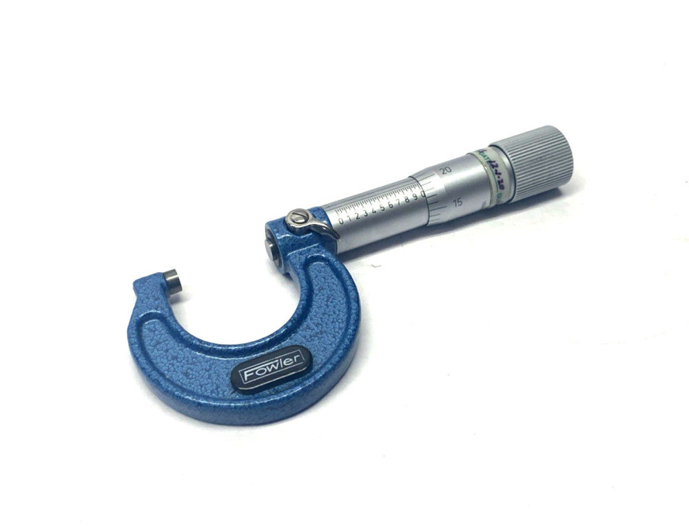 Fowler 52-248-001 Outside Micrometer 0"- 1", 0mm - 25mm 0.01mm Graduation 52-248