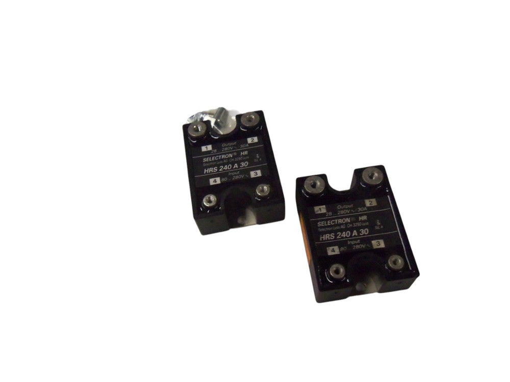 LOT OF 2 SELECTRON HRS 240 A 30 NSNP