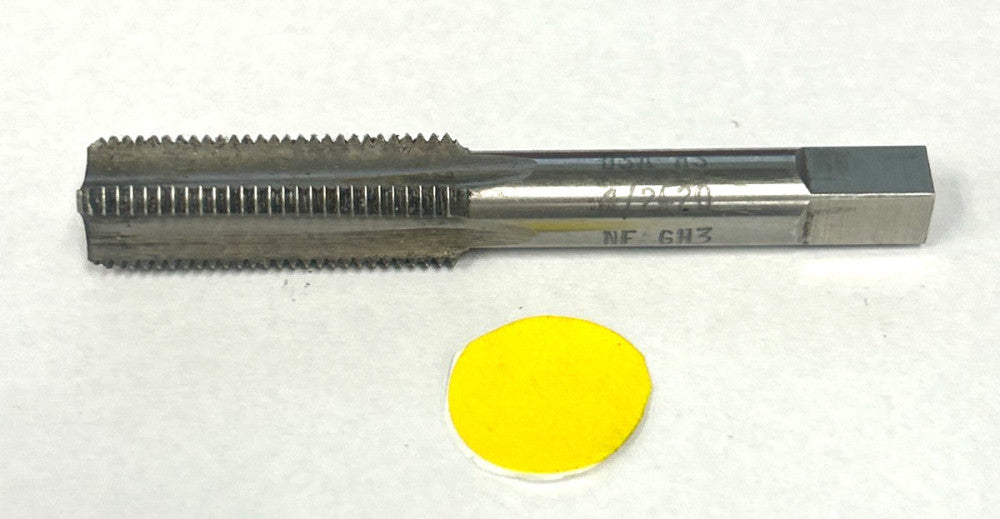 NATIONAL CUTTING TAP WITH TAPERED CHAMFER  #1/2-20 NF HS GH-3   OAL 3-1/8"