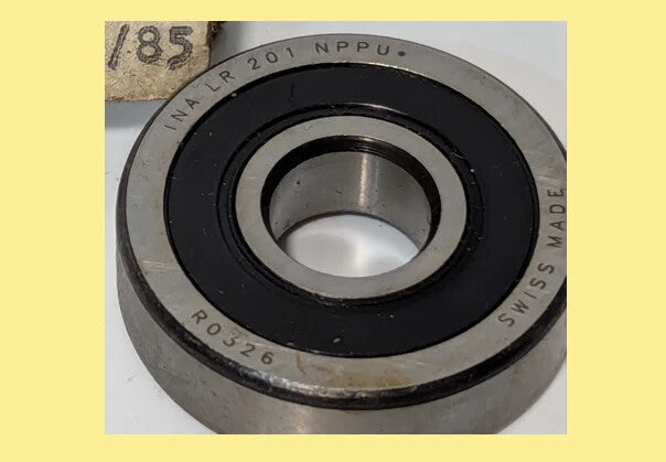 INA LR201NPPU Deep Groove Ball Bearing, Bore: 12mm, OD: 35mm, Width: 10mm