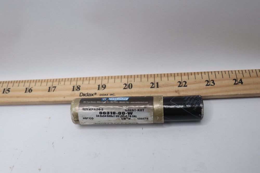 Weldon Roughing & Finishing End Mill 4 Flutes Square End High Speed 66318-00-W