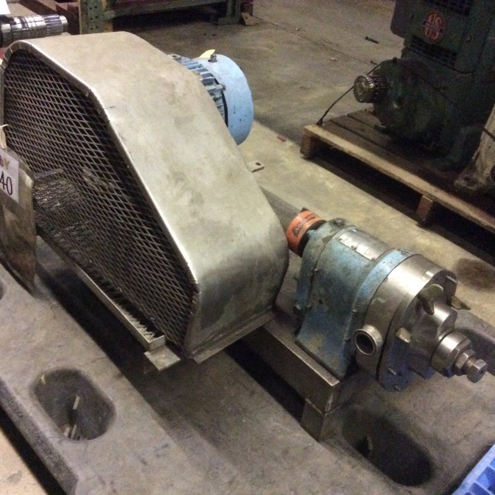 WAUKESHA 25 POSITIVE DISPLACEMENT ROTARY PUMP