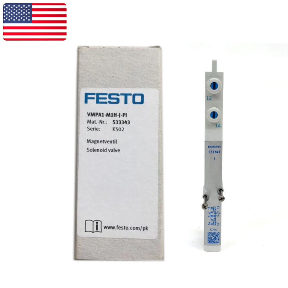 One Brand New Festo VMPA1-M1H-J-PI 533343 Solenoid Valve - US Stock